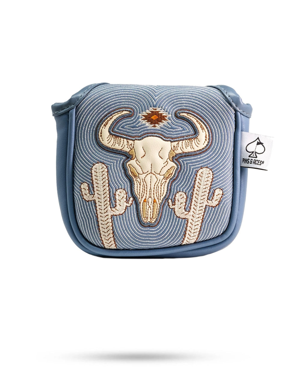 Western Aesthetic - Mallet Putter Cover - Black Girl Golf