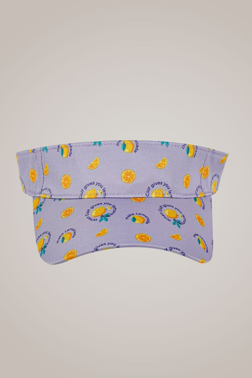 When Golf Gives You Lemons Sport Visor - Black Girl Golf