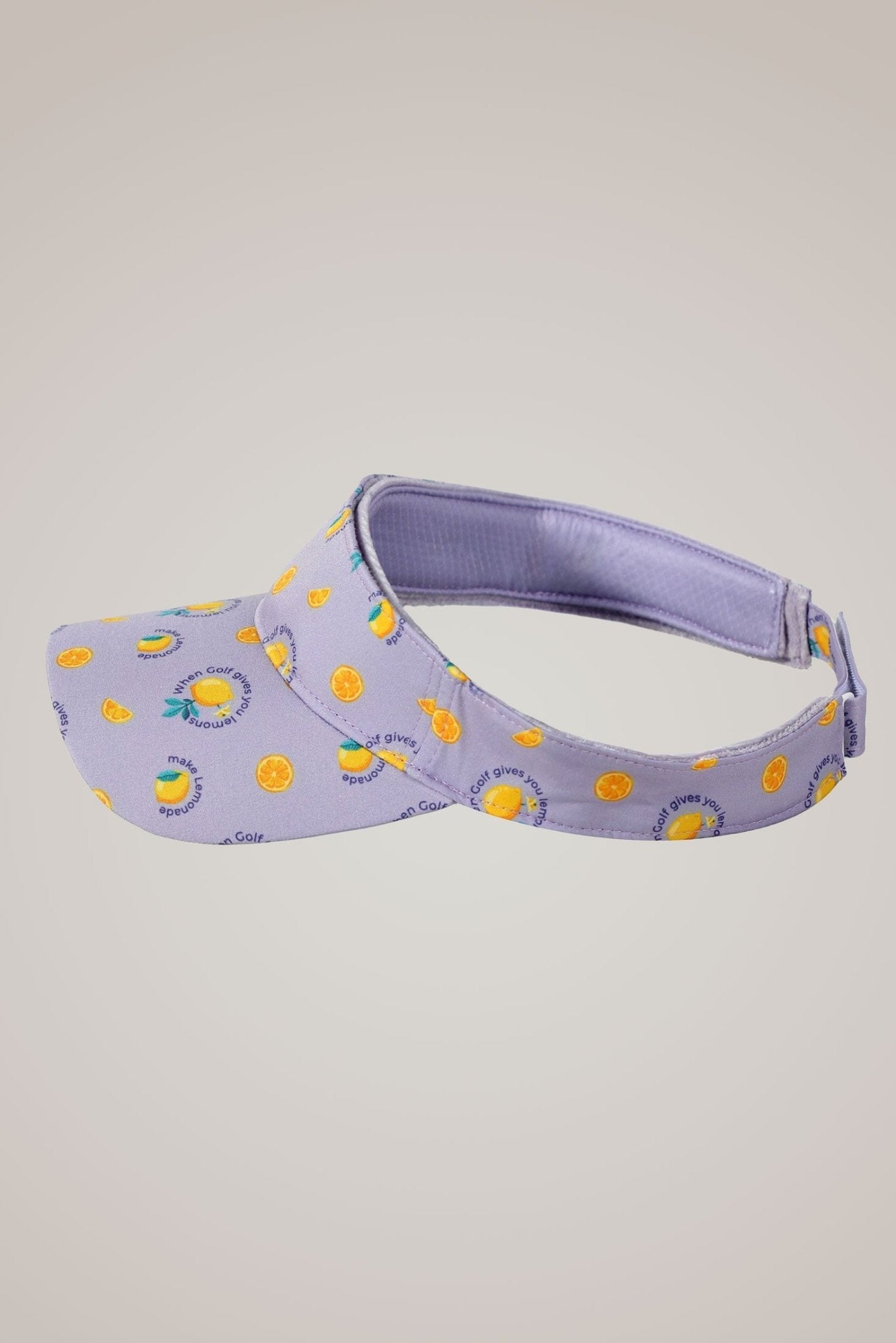 When Golf Gives You Lemons Sport Visor - Black Girl Golf