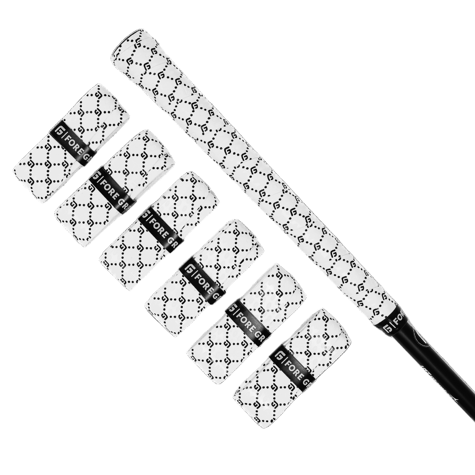 WHITE FG PRINT - Black Girl Golf