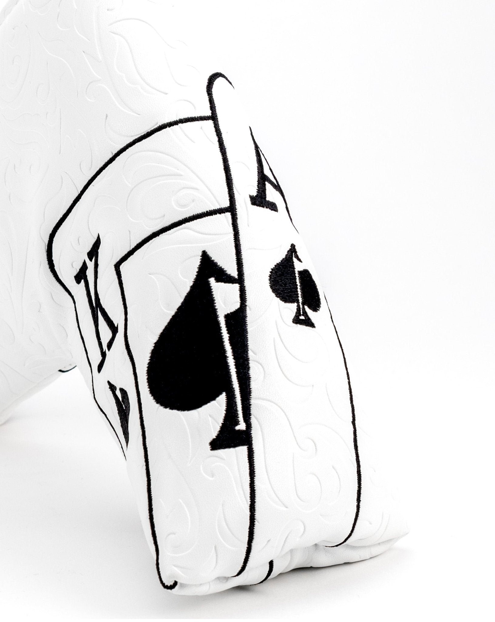 White Out Ace of Spades - Blade Putter Cover - Black Girl Golf