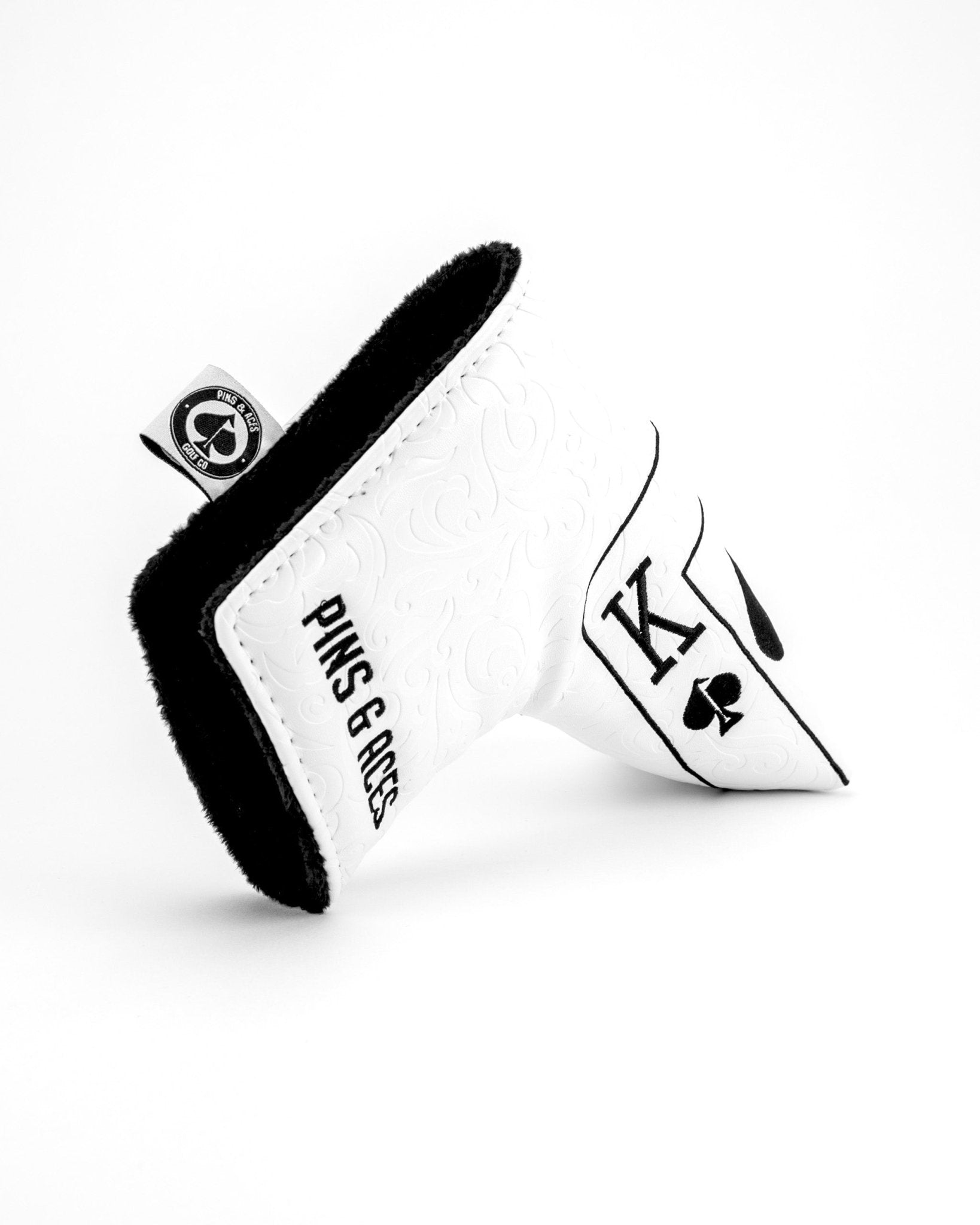White Out Ace of Spades - Blade Putter Cover - Black Girl Golf