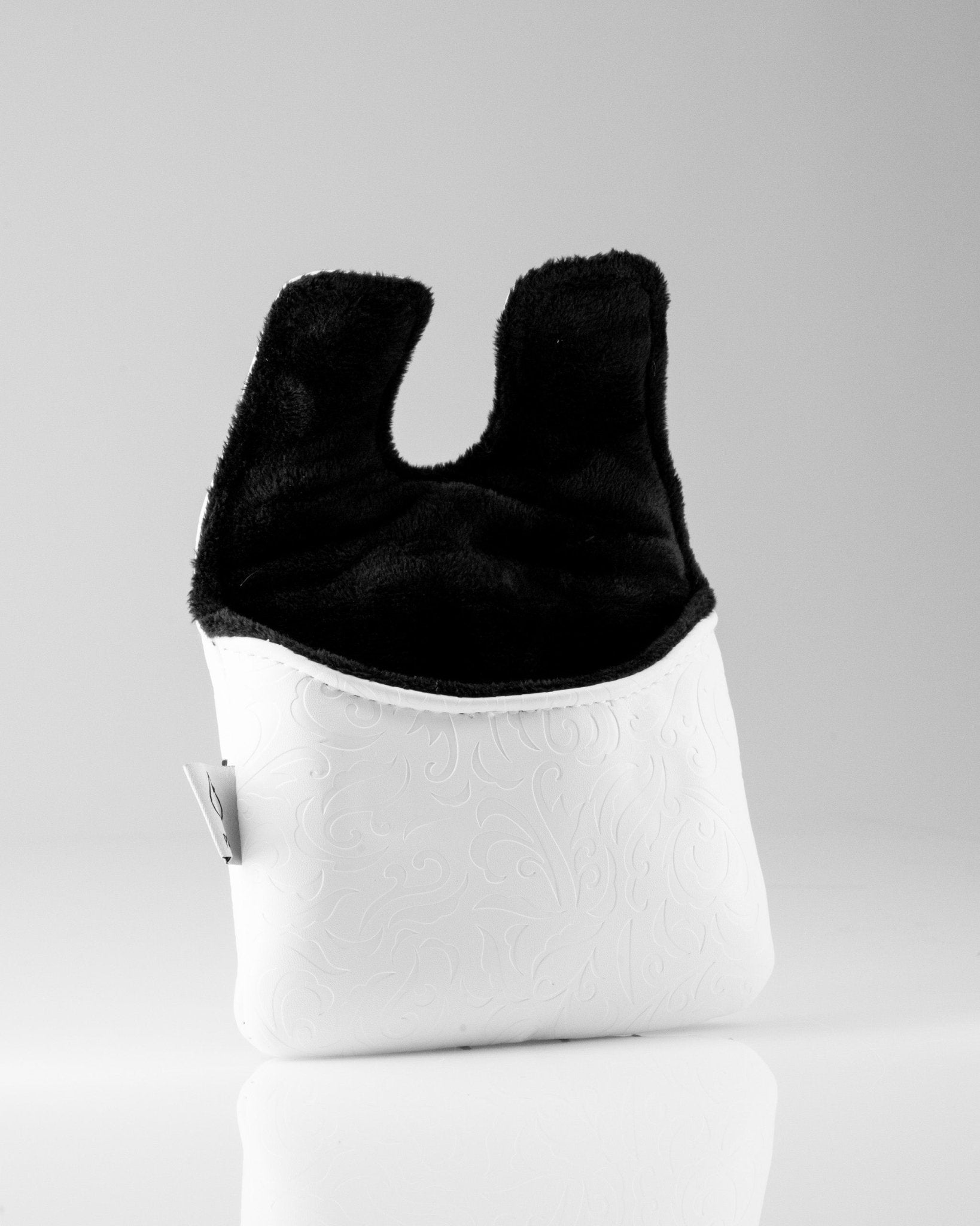 White Out Ace of Spades - Center Shaft Mallet Putter Cover - Black Girl Golf