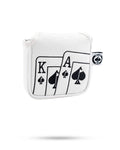 White Out Ace of Spades - Mallet Putter Cover - Black Girl Golf