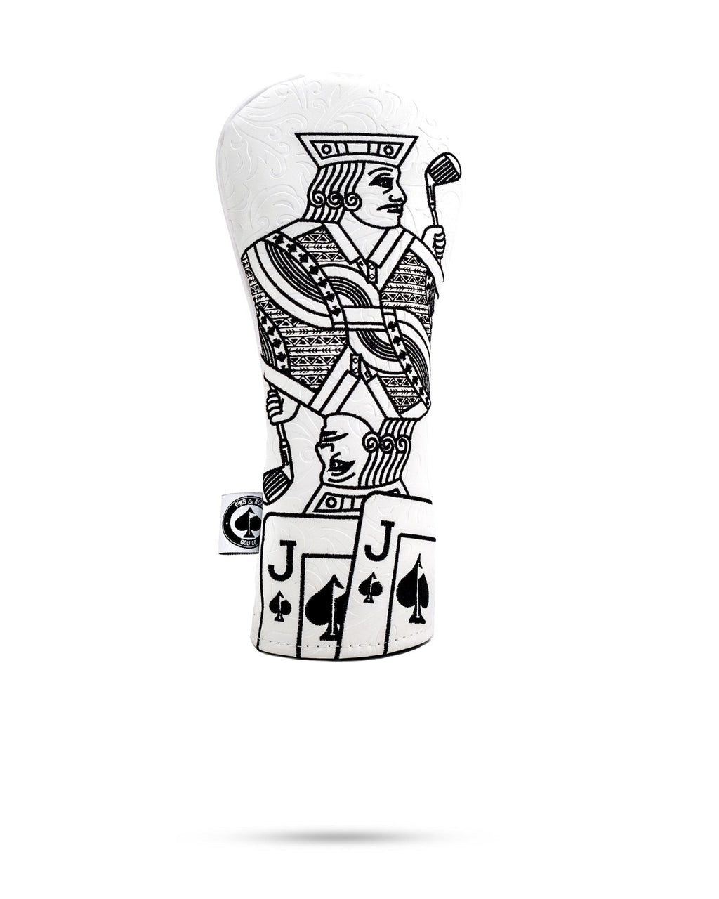 White Out Jack of Spades - Hybrid Cover - Black Girl Golf