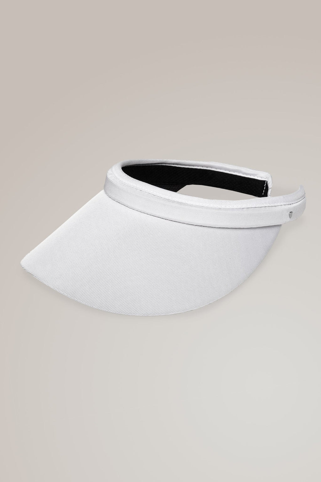 White Slide On Visor - Black Girl Golf