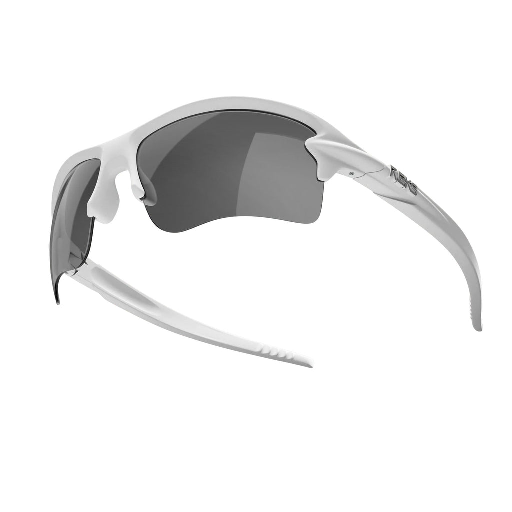 White Sling Blade Prescription Polarized Polycarbonate Sunglasses - Black Girl Golf