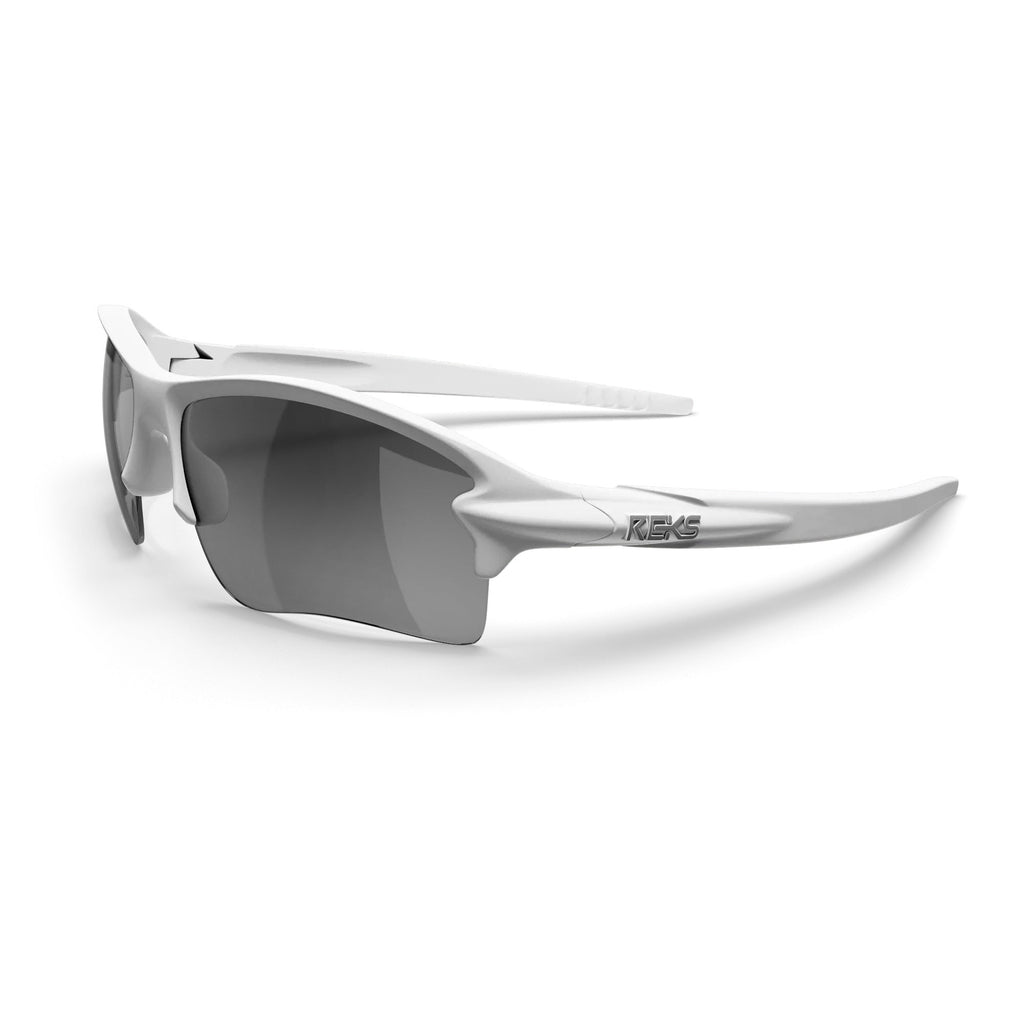 White Sling Blade Prescription Polarized Polycarbonate Sunglasses - Black Girl Golf
