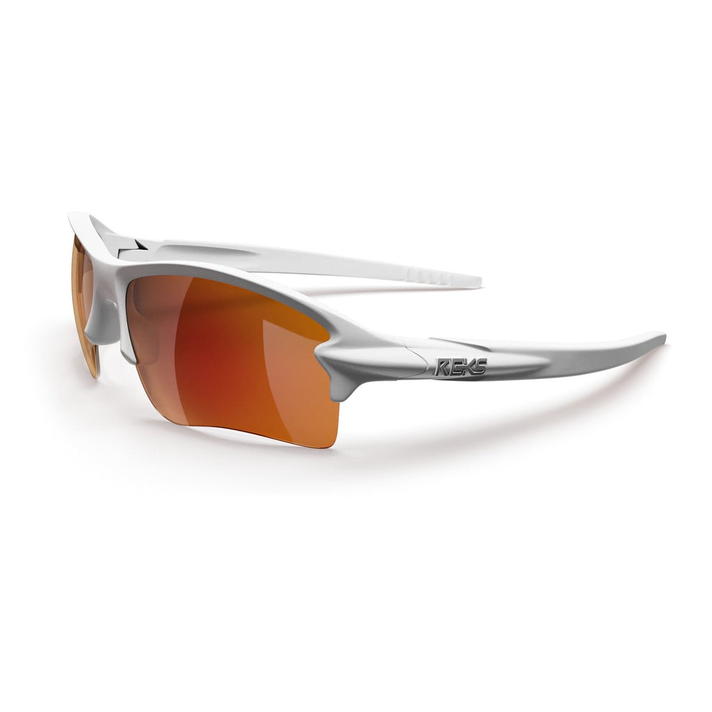 White Sling Blade Prescription Polarized Polycarbonate Sunglasses - Black Girl Golf