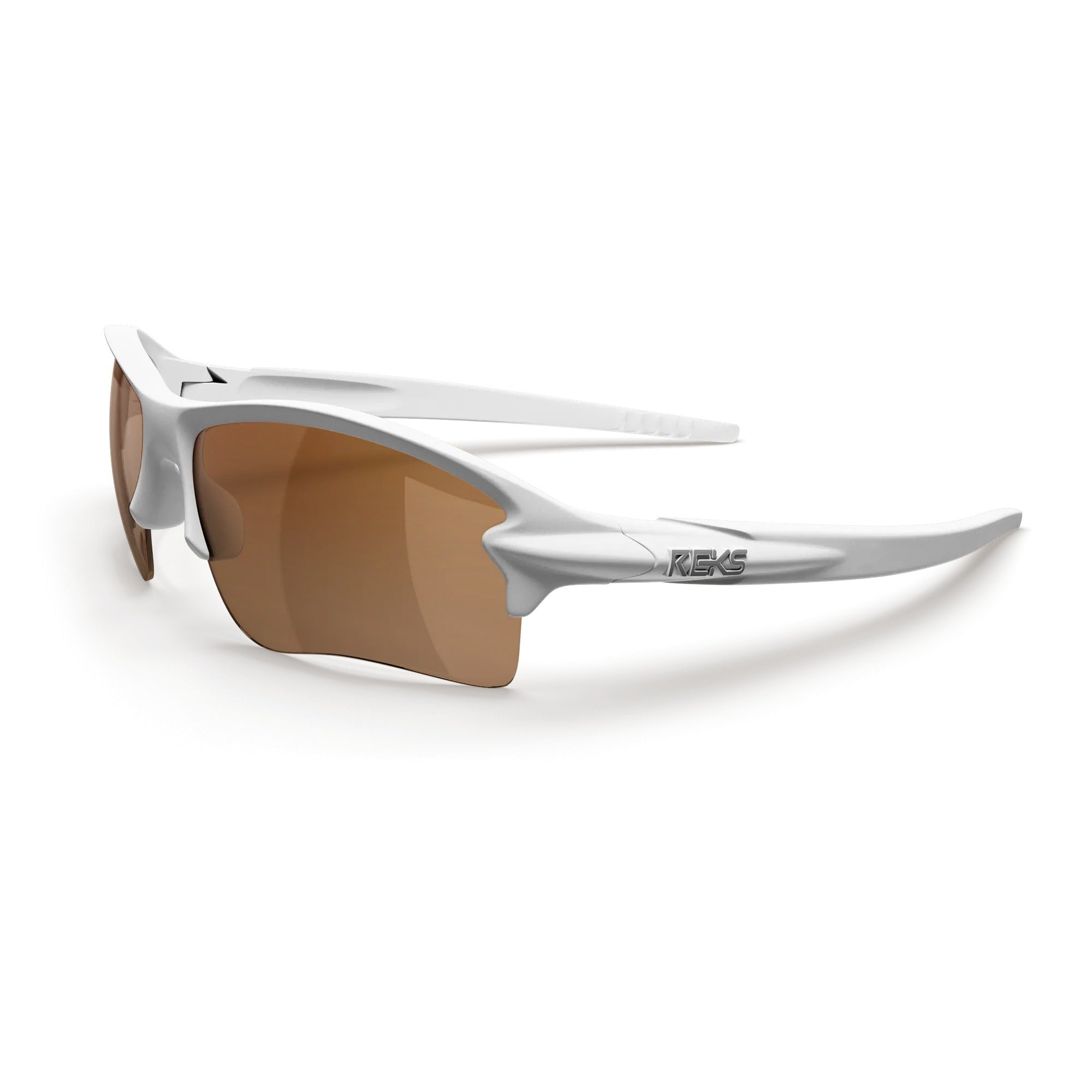 White Sling Blade Prescription Polarized Polycarbonate Sunglasses - Black Girl Golf