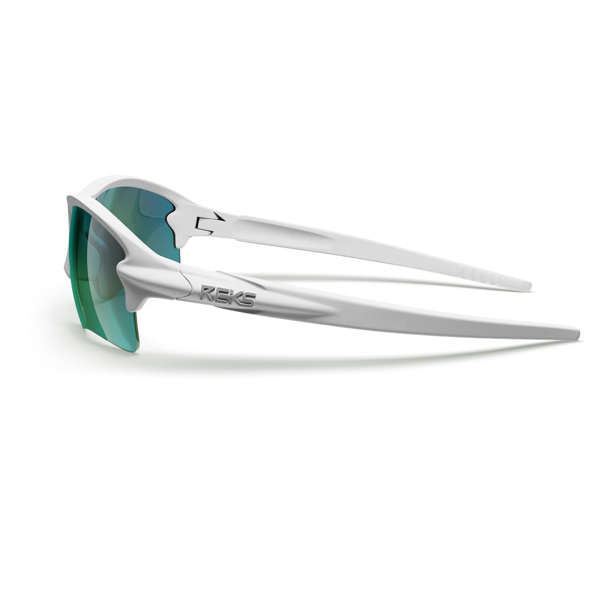 White Sling Blade Prescription Polarized Polycarbonate Sunglasses - Black Girl Golf