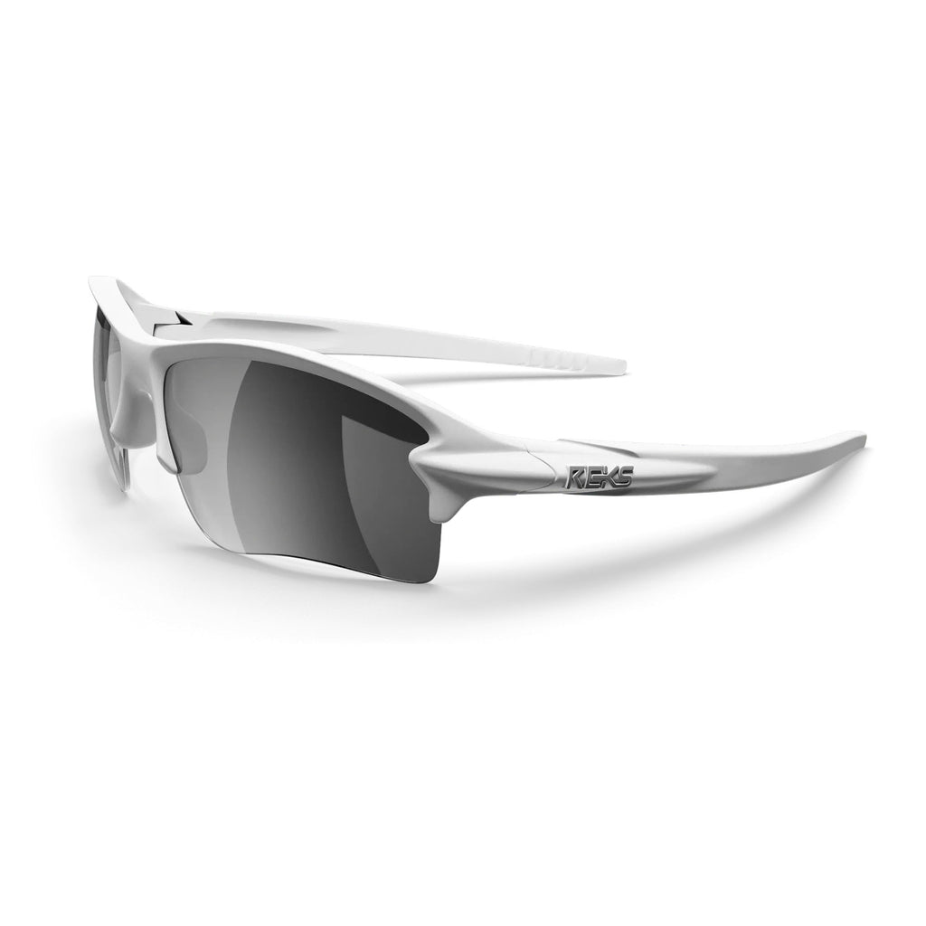 White Sling Blade Prescription Polycarbonate Sunglasses - Black Girl Golf