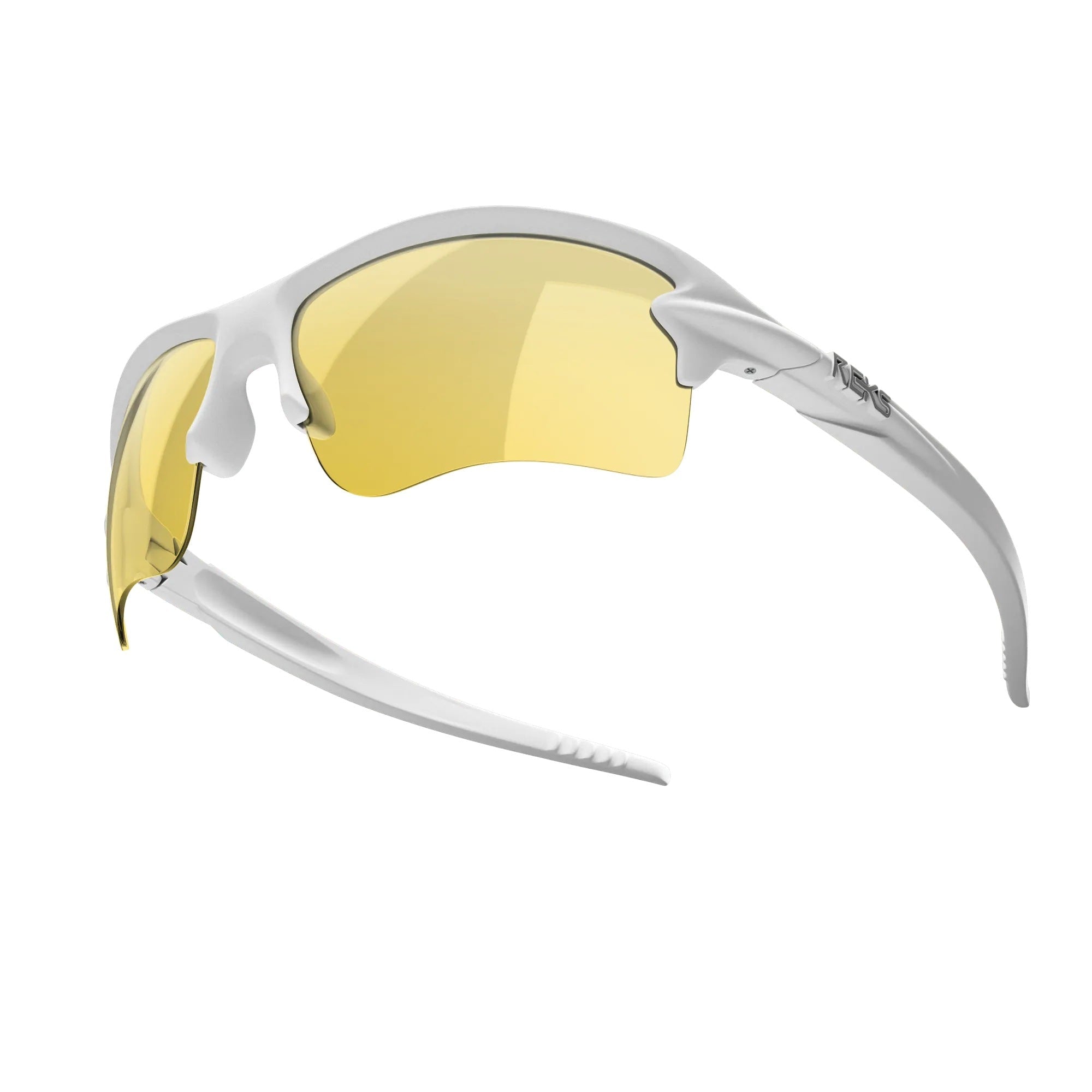 White Sling Blade Prescription Polycarbonate Sunglasses - Black Girl Golf