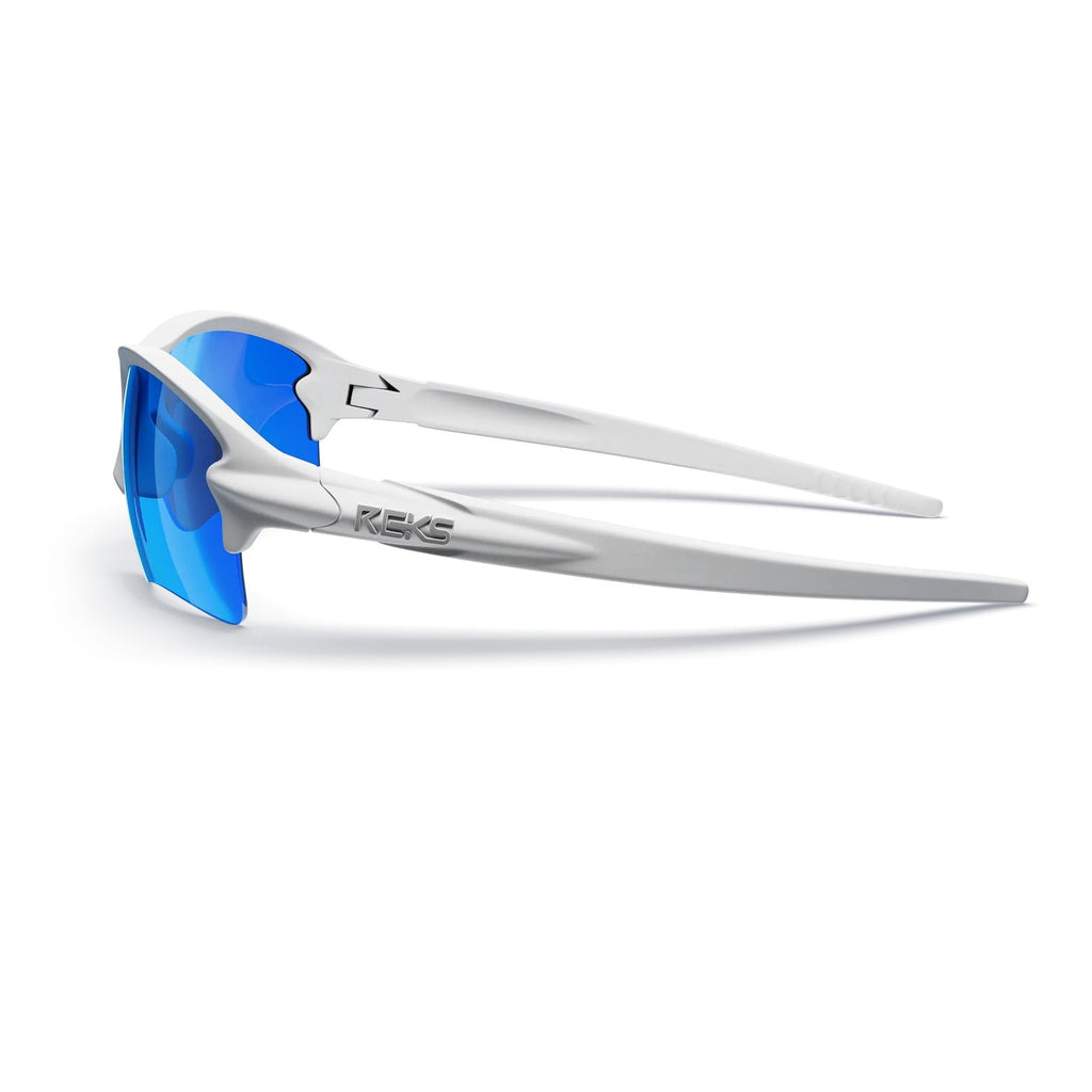 White Sling Blade Prescription Polycarbonate Sunglasses - Black Girl Golf
