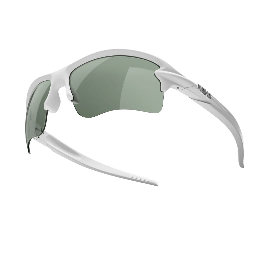 White Sling Blade Prescription Polycarbonate Sunglasses - Black Girl Golf