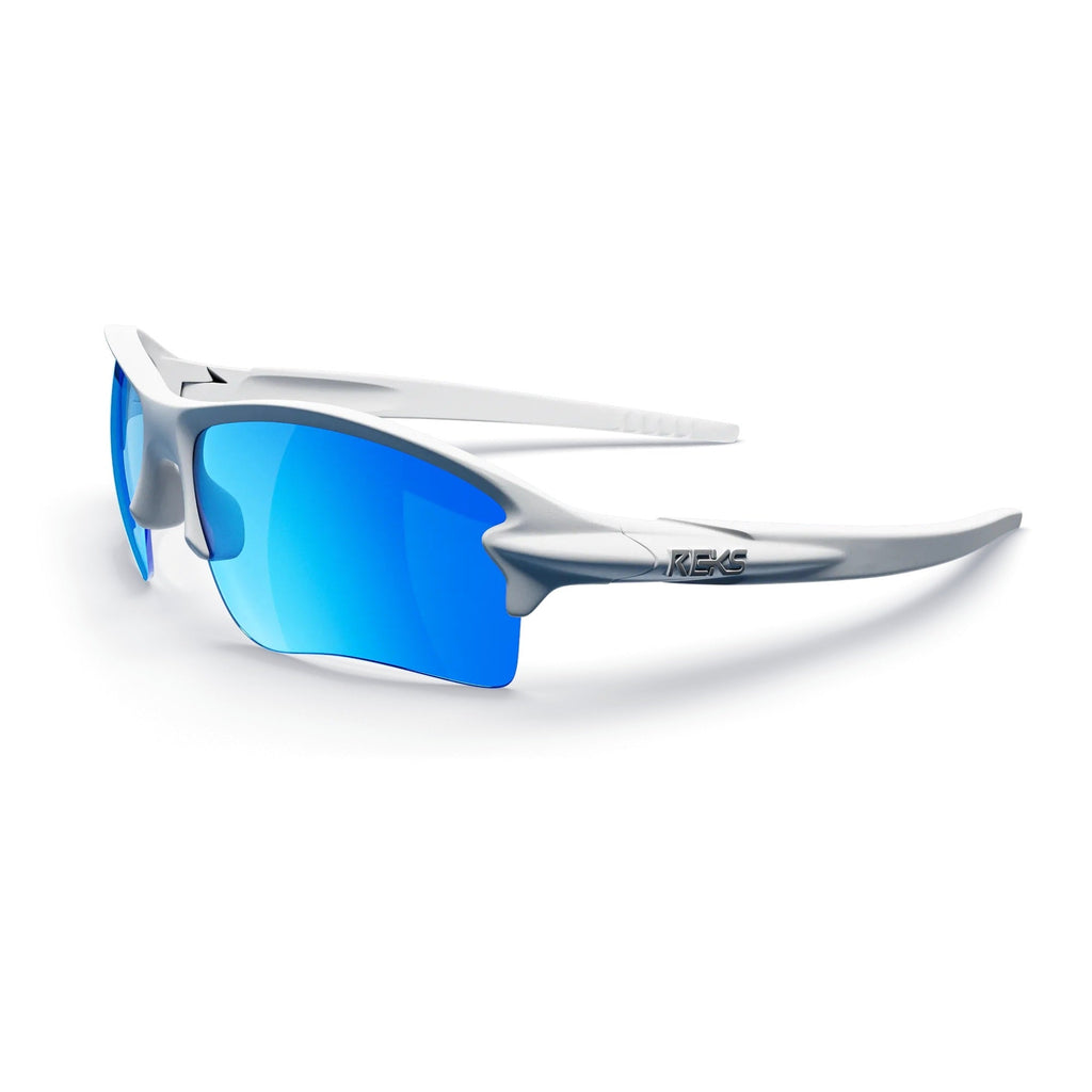 White Sling Blade Prescription Polycarbonate Sunglasses - Black Girl Golf