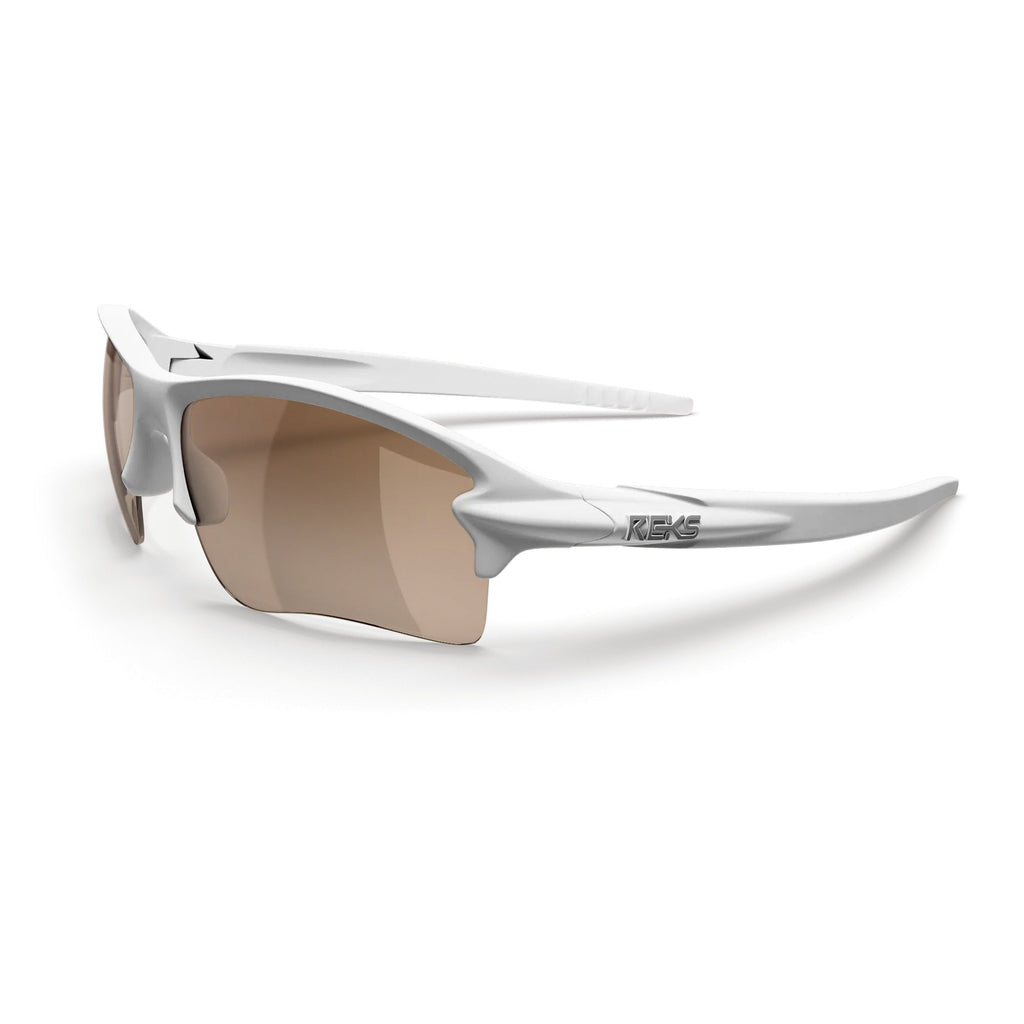 White Sling Blade Prescription Polycarbonate Sunglasses - Black Girl Golf