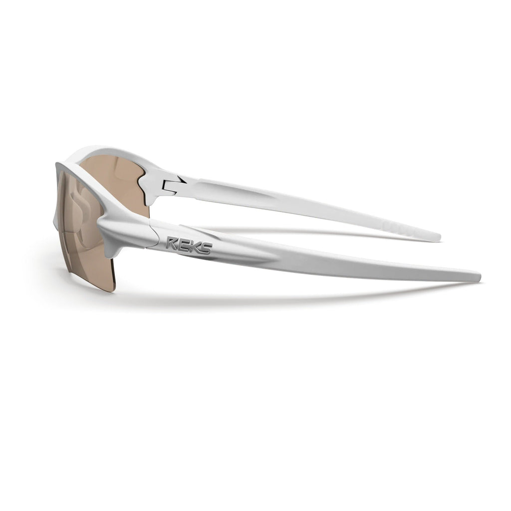 White Sling Blade Prescription Polycarbonate Sunglasses - Black Girl Golf