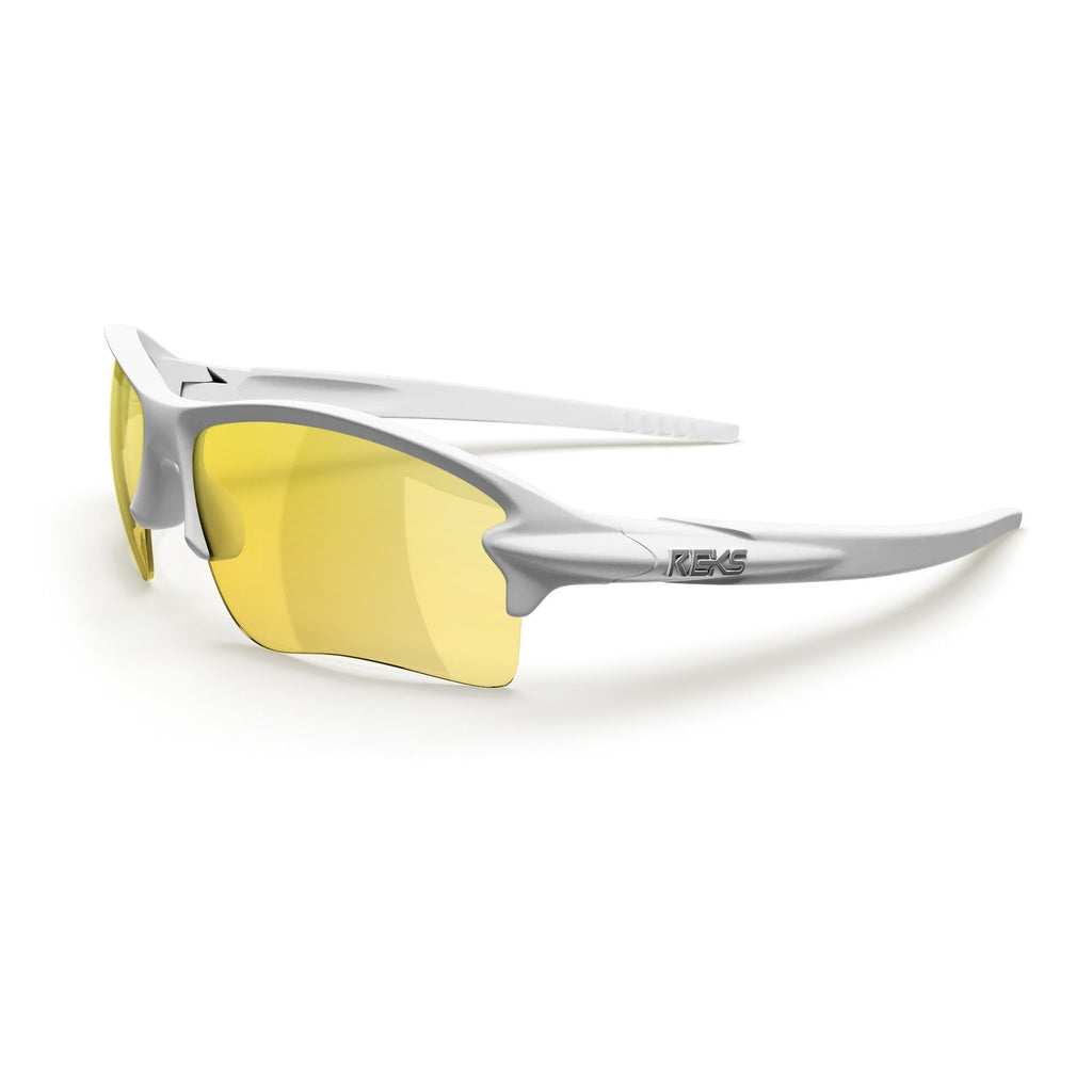 White Sling Blade Prescription Polycarbonate Sunglasses - Black Girl Golf