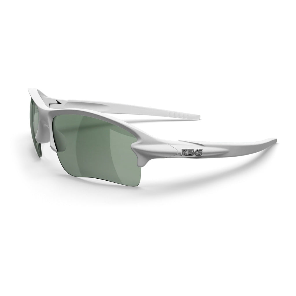 White Sling Blade Prescription Polycarbonate Sunglasses - Black Girl Golf