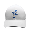 White/Blue Eagle Performance Hat - Black Girl Golf