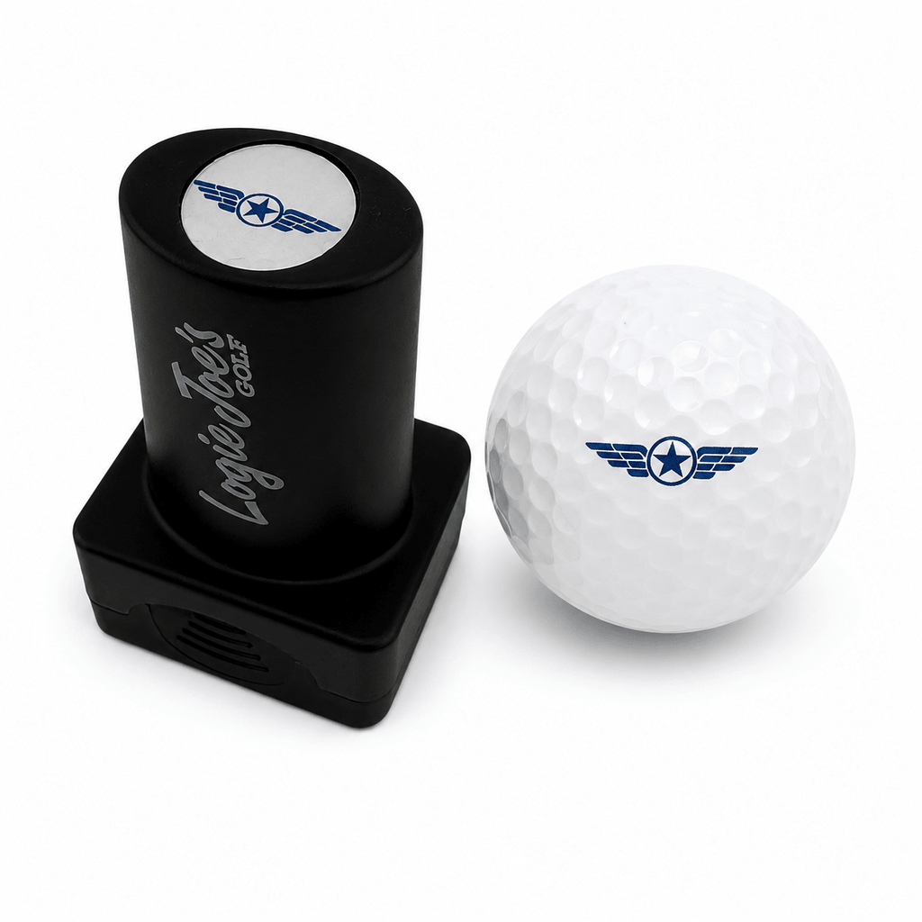Wings Stamp | Quick - Dry Ink Stamper | Easy Ball Identification | Fun Golf Gift - Black Girl Golf