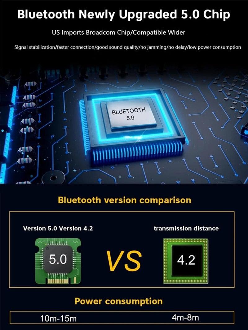 Wireless Blue Earhook Bluetooth Headphones Business Office Bluetooth 5.0 Over Ear Earphone Stereo Single Earbud With Mic HiFi Headphone Single Ear Headset Super Long Standby Noise Reduction Earpiece Compatible With Smartphones - Black Girl Golf
