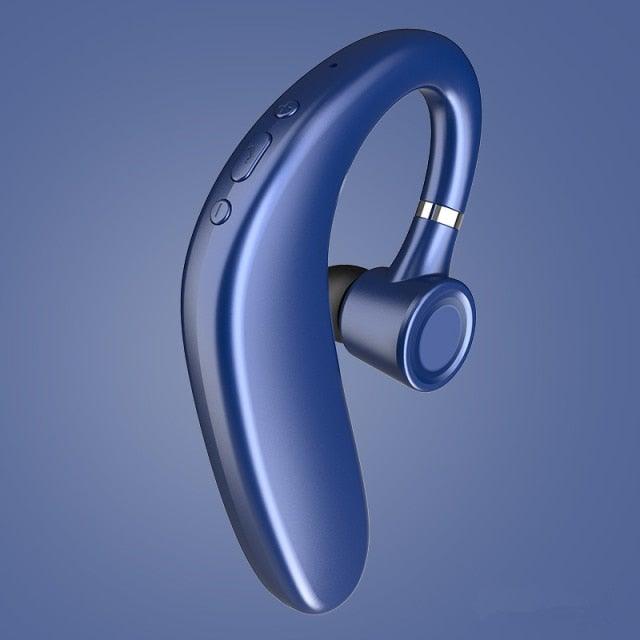 Wireless Blue Earhook Bluetooth Headphones Business Office Bluetooth 5.0 Over Ear Earphone Stereo Single Earbud With Mic HiFi Headphone Single Ear Headset Super Long Standby Noise Reduction Earpiece Compatible With Smartphones - Black Girl Golf
