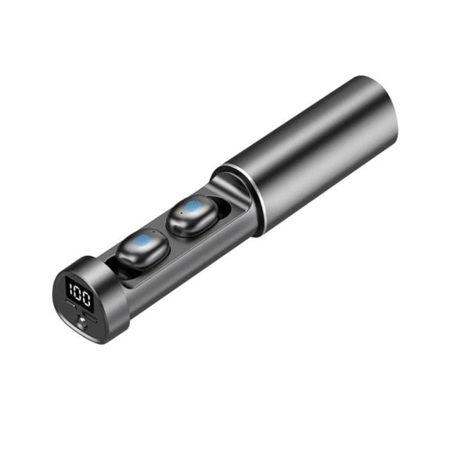 Wireless Bluetooth 5.1 Earphones Wireless Charging Case IPX8 Waterproof Stereo Headphones In Ear Built in Mic Headset Touch Control Earbuds Wireless Earbuds Case With Flashlight Noise Isolating Clear Calls Rich Bass In-Ear Sports Headset - Black Girl Golf