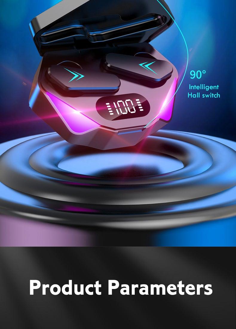 Wireless Earbuds Touch Control Earphone No Delay Noise Reduction Bluetooth Headphone Gaming Headset y Lewith Mic Updated Design with Industrading Sound & Improved Comfort, Long Wireless Range, Up to 24 Hours of Talk Time - Black Girl Golf