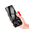 Wireless Earbuds With Microphone Bluetooth 5.1 Headphones in-Ear Touch Control Hi-Fi Stereo Sound Earphones Excellent Playing Time Deep Earphones Bluetooth Wireless Charging Box Headphones LED Display Sport Waterproof Earbuds Headsets 10000 mAh - Black Girl Golf