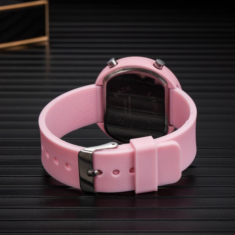 Women Sport Casual LED Watches Kids Mens Digital Clock Man Army Military Silicone Wrist Watch Digital Watch Large Face Military Sports Unisex Watches For Men Women LED Screen Casual Luminous Stopwatch - Black Girl Golf