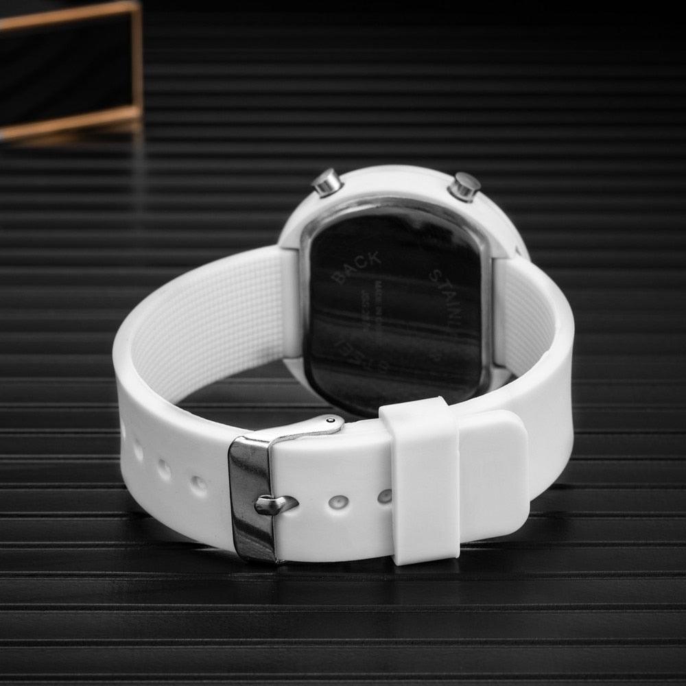 Women Sport Casual LED Watches Kids Mens Digital Clock Man Army Military Silicone Wrist Watch Digital Watch Large Face Military Sports Unisex Watches For Men Women LED Screen Casual Luminous Stopwatch - Black Girl Golf