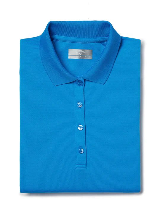 Womens Solid Swing Tech™ Polo - Black Girl Golf