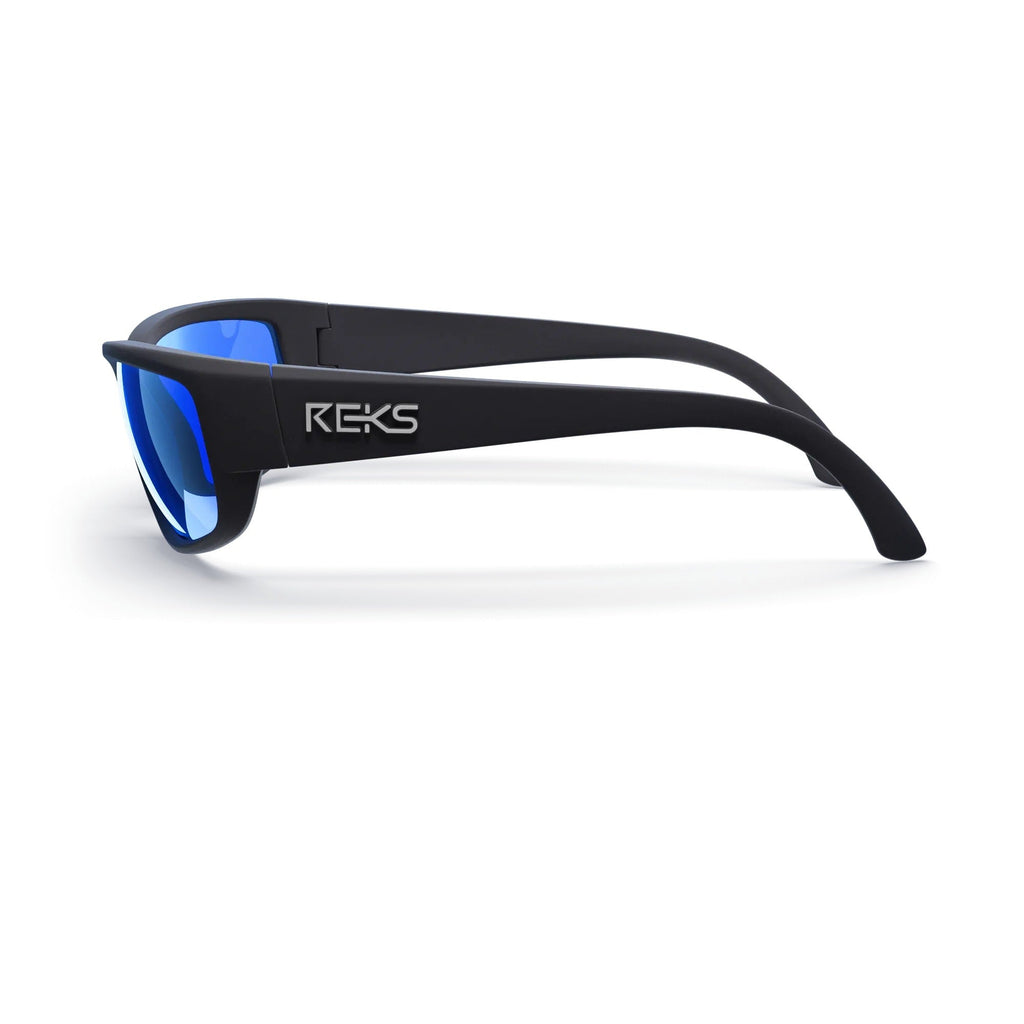 Wrap Large Prescription Polarized Polycarbonate Sunglasses - Black Girl Golf