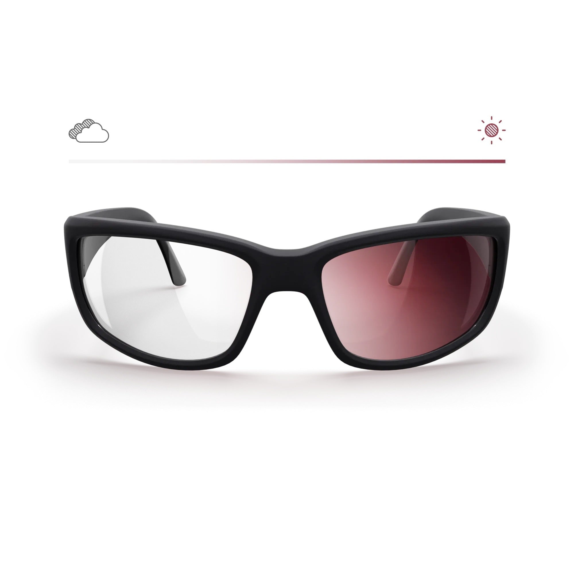 Wrap Large Prescription Transitions® Mirrors - Black Girl Golf